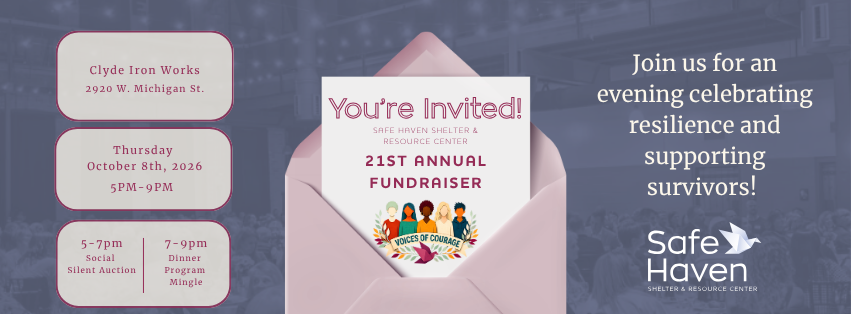 Voices of Courage: Safe Haven's 21st Annual Fundraiser